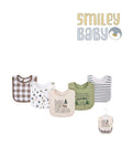 5 Bibs Cotton Pack daddy explore