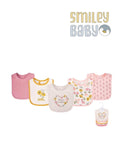 5 Bibs Cotton Pack  mommy sweet heart