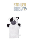 Baby Bath Mitt white cow