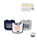 3Pcs Interlock Bibs beyono cute