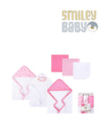 Baby Hooded Towel SET 6PCS WHITE SWEETST BUNCH