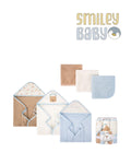 Baby Hooded Towel SET 6PCS BROWN BEAR