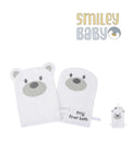 Baby Bath Mitt WHITE BERA