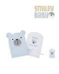 Baby Bath Mitt blue BERA