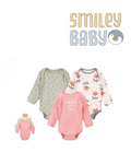 3pcs long sleeve crib her