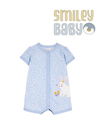 Romper blue rabbit