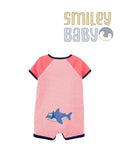 Romper red shark