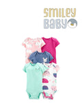 Baby GIRL Cotton Bodysuits BLUE FROG