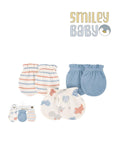 Scratch Mittens Set 3PC BLUE DINOSAUR