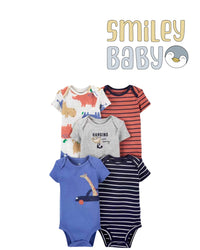 Baby Boy Cotton Bodysuits GIRAFFE