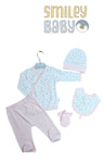 Turkish Baby Clothes Set 5Pieces PINK ANIMAL