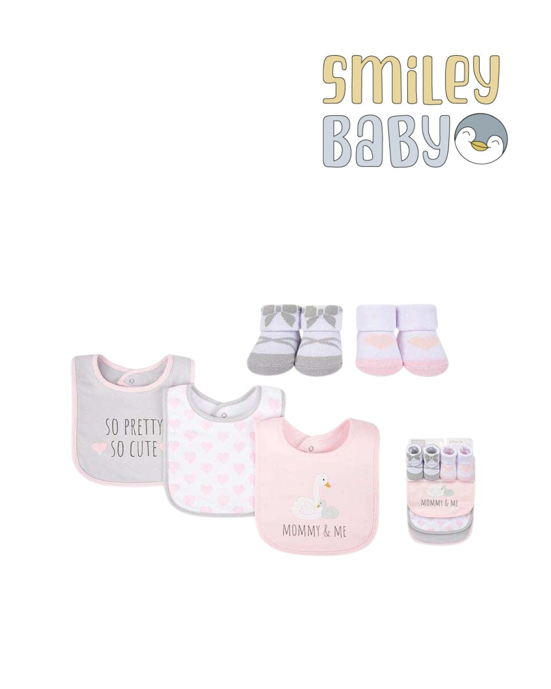 bibs and Socks 5 Pcs Set MOMMY AND ME