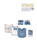 baby Boy Bibs and Socks 5 Pcs Set HANDOME LIITLE DUDE