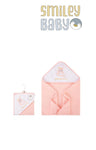 Bebe Favour Baby Hooded Towel Pink whale