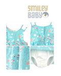 Infant Toddler Baby Girl Bodysuit Dress Sleeveless Sundress BLUE