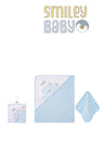 Bebe Favour Baby Hooded Towel BLUE BEAR