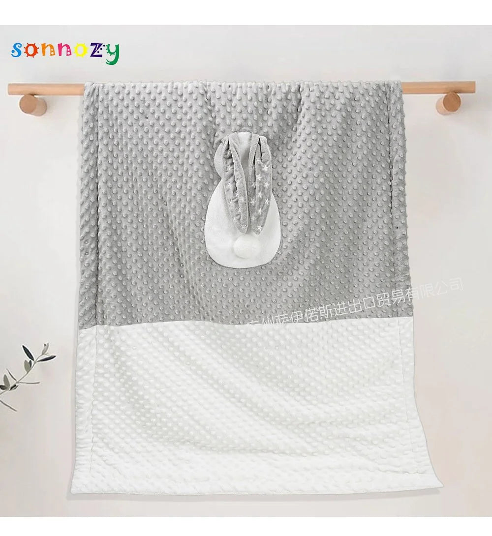 Cozy Bunny & Minky Winter Blanket (90x120cm)