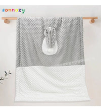 Cozy Bunny & Minky Winter Blanket (90x120cm)