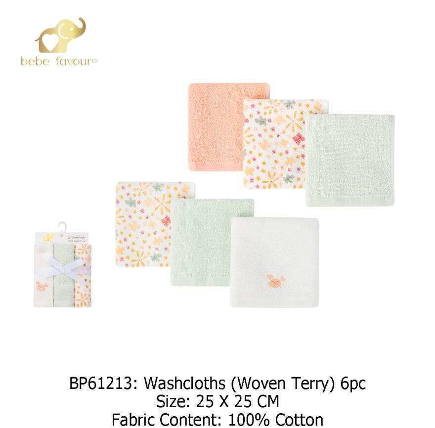 washcloth 6pcs  crab