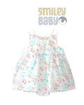 Infant Toddler Baby Girl Bodysuit Dress Sleeveless Sundress WHITE