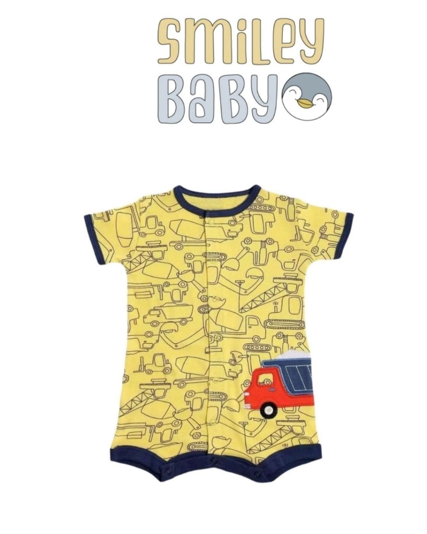 Romper  Yellow Construction Vehicle