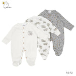 overall coton  set  elephant