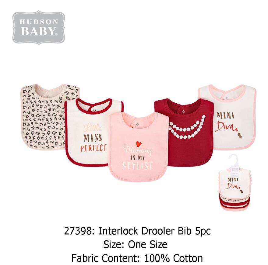 5 Bibs Cotton Pack mini diva
