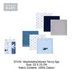washcloth 6pcs helicopter