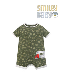 Romper GREEN  Cotton