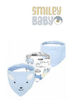 Mom's Care Bibs 3pcs Blue Bear