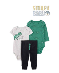 Baby 3-Piece GREEN ANIMAL