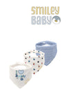 Mom's Care Bibs 3pcs WHITE I love my daddy