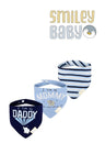 Mom's Care Bibs 3pcs Daddy and Mommy
