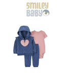 Girls Tracksuit NAVY HEART