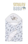 Boys Swaddles Grey Elephant