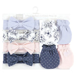 Hudson Baby Cotton Headband set 8pcs BLUE