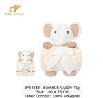 Baby Blanket & Plush Toy Set 53233 100x75cm