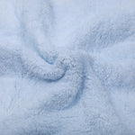 dotted blanket with Sherpa backing blue  bear