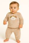 winter pyjama fleece beige dog