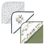3Hooded Towel green