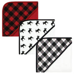 3Hooded Towel red