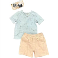 3-Piece Surfboard Print Tee