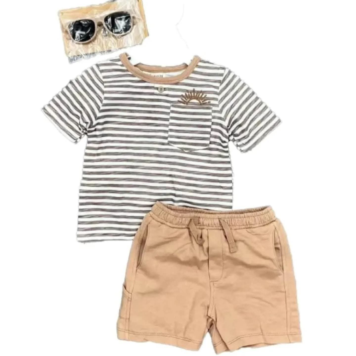 3-Piece  brown