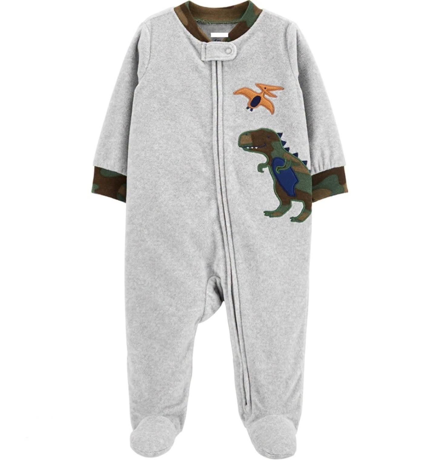Winter Overall gray dinasor
