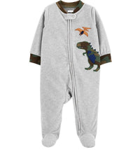 Winter Overall gray dinasor