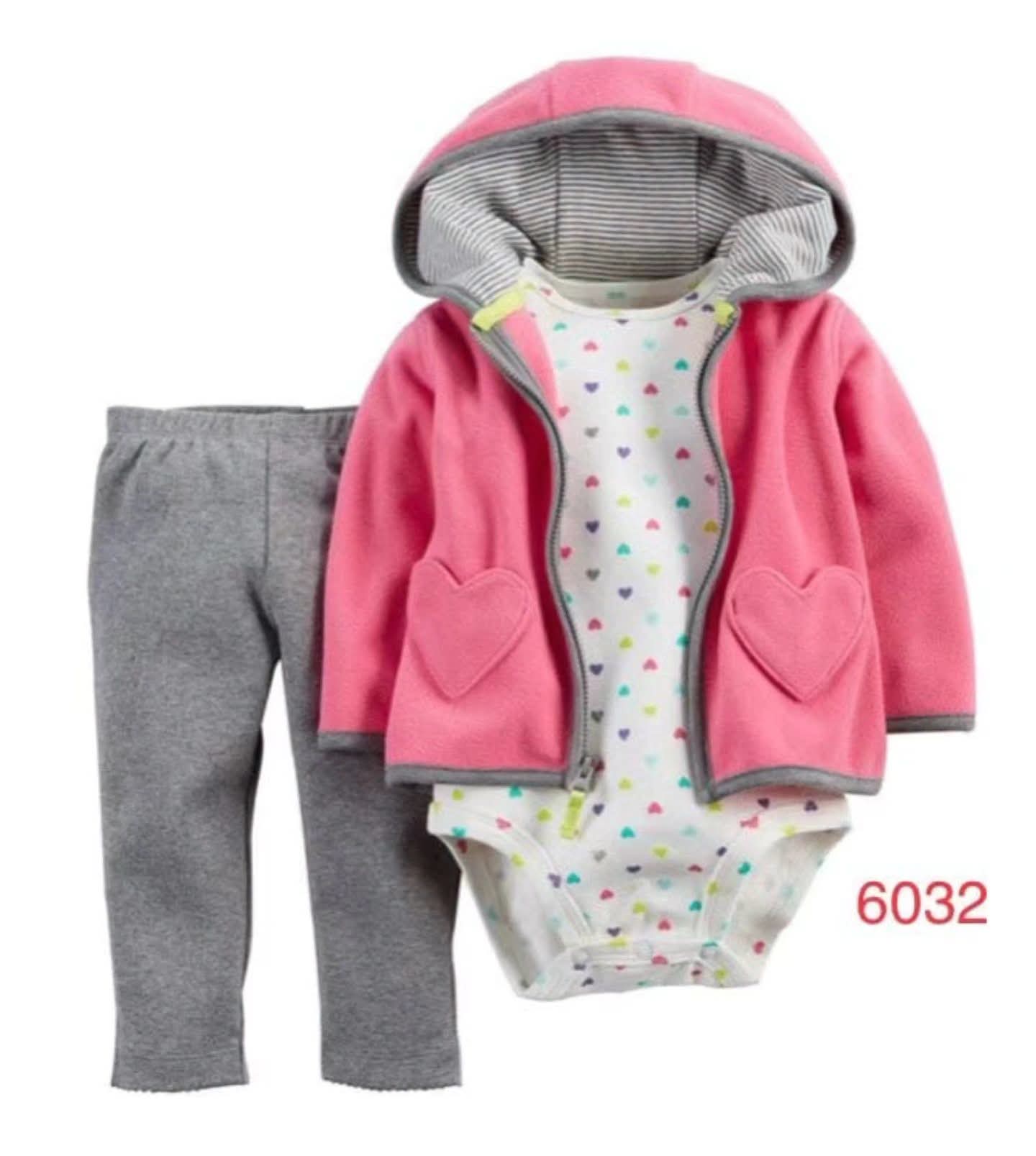 winter tracksuit pink&heart mulitcolor