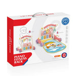 2 in 1 play mat and walker pink