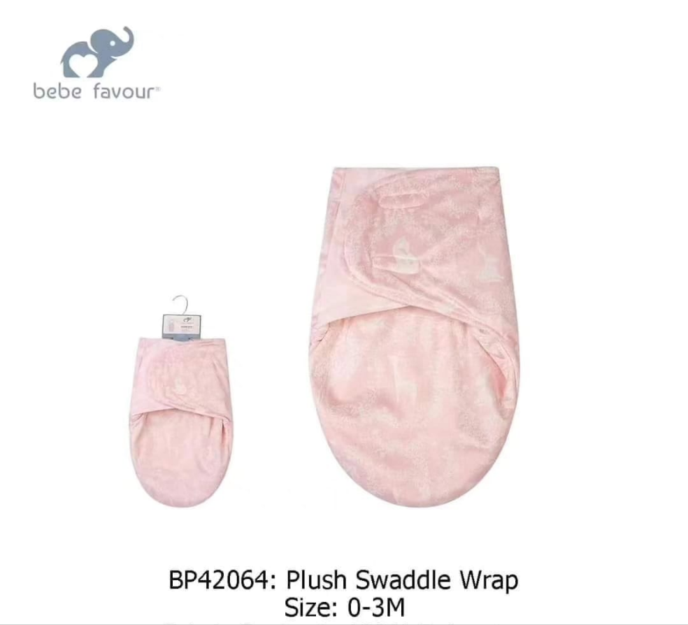 winter swaddle pink