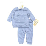 winter pyjama fleece inside blue