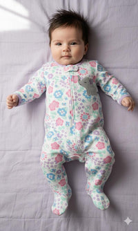 overall coton purple elephant